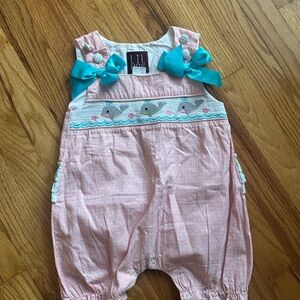 Lil Cactus Whale Summer Romper